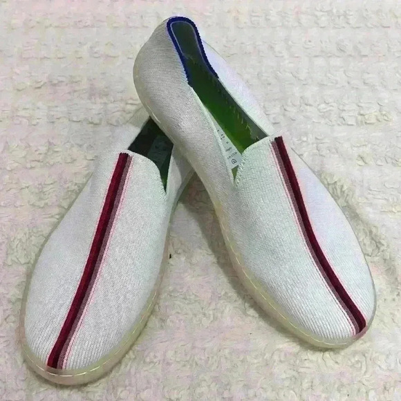Rothy's Shoes - ROTHY’S X EVIAN Sold Out Limited Edition Slip On Recycled Collection Sz 7 NWOB